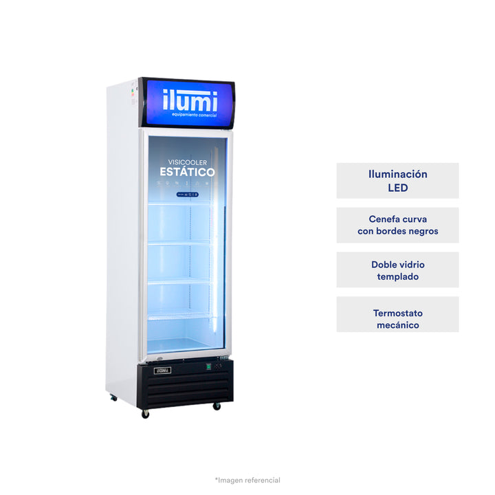 Visicooler con iluminación LED de 290 litros