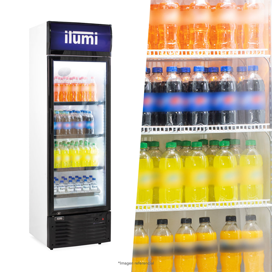 Visicooler con iluminación LED de 290 litros