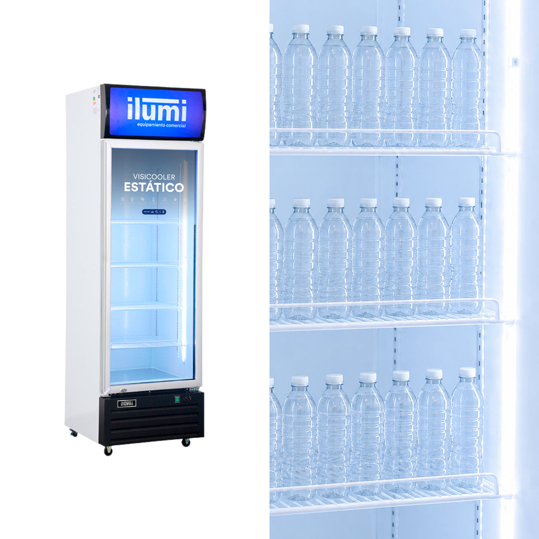 Visicooler con iluminación LED de 290 litros