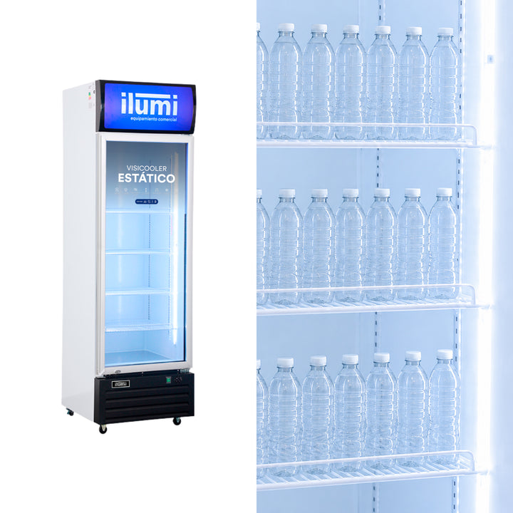Visicooler con iluminación LED de 290 litros