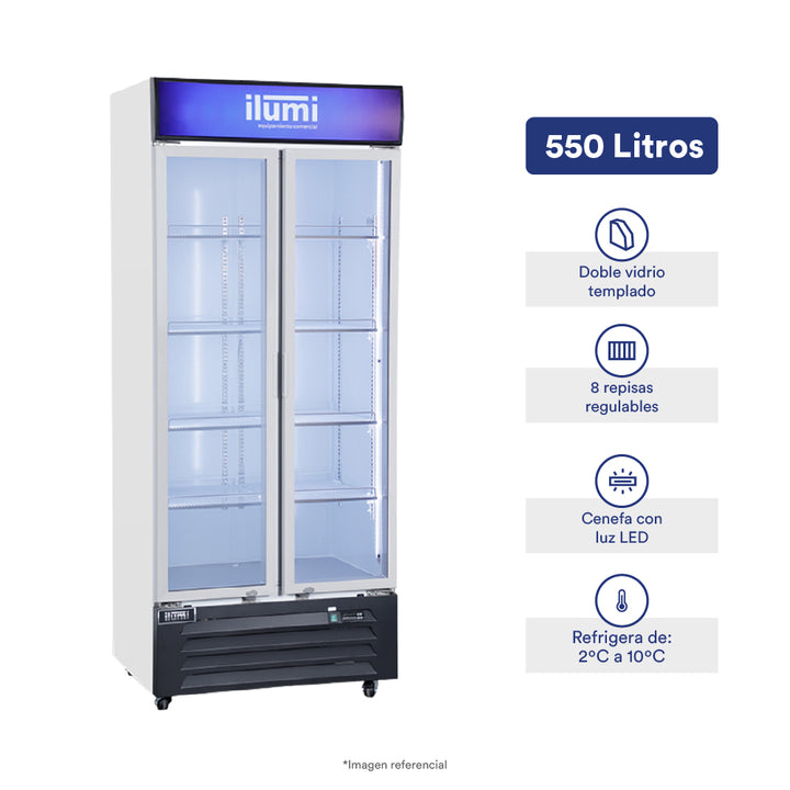 Visicooler Fan Cooling de 550 litros