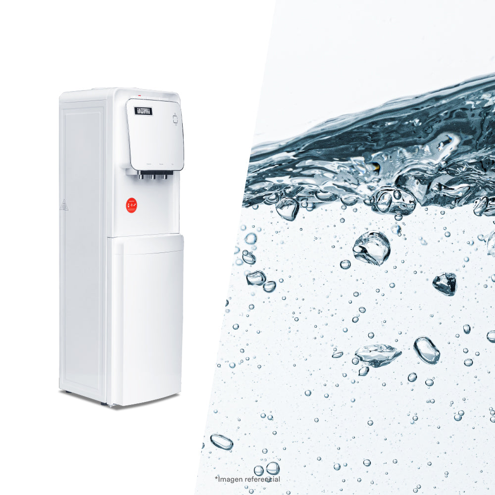 Dispensador de agua de pedestal con fríobar