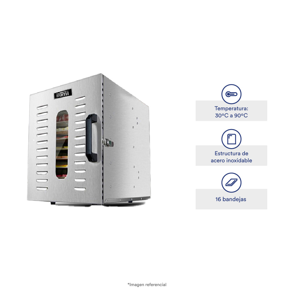 Horno Deshidratador de 16 bandejas