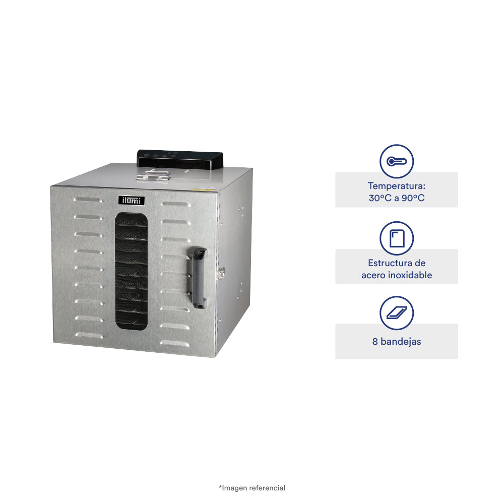 Horno Deshidratador de 8 bandejas