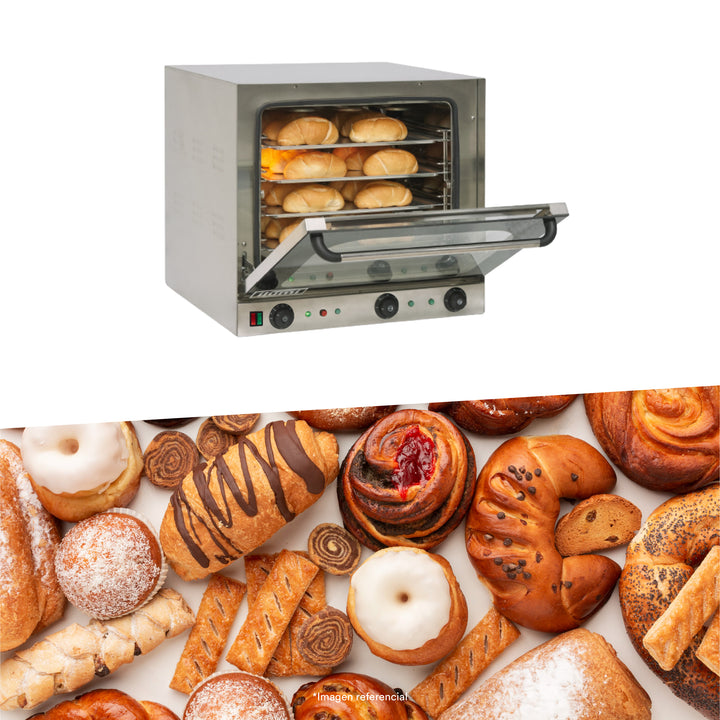 Horno industrial convector eléctrico de sobremesa