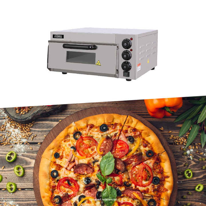 Horno pizzero eléctrico con 1 compartimiento