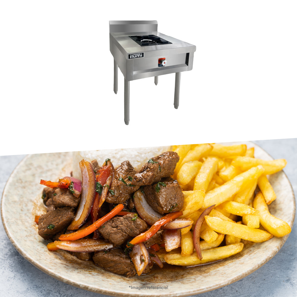 Cocina industrial con 1 hornilla