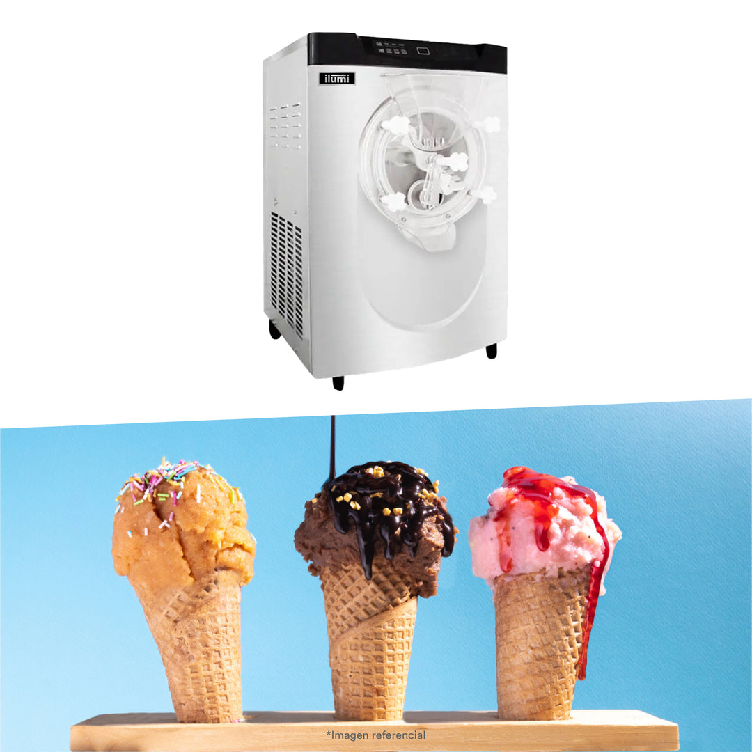 Máquina de helado artesanal de hasta 16 litros por hora
