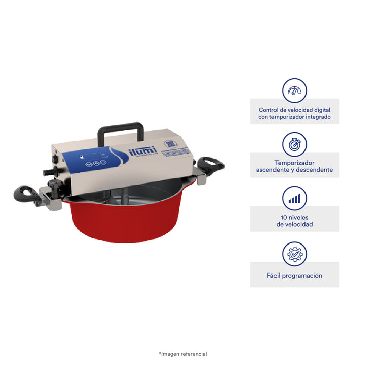 Olla Mezcladora roja de 5 Litros