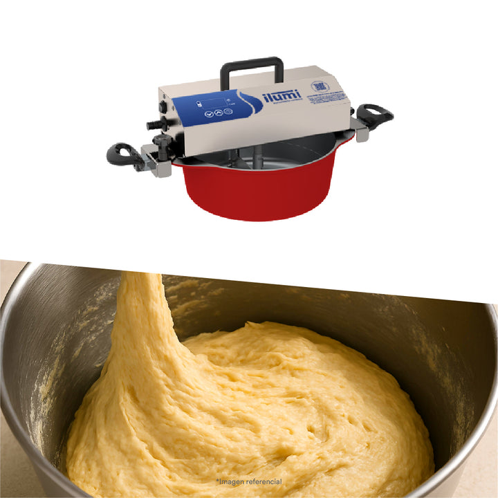 Olla Mezcladora roja de 5 Litros