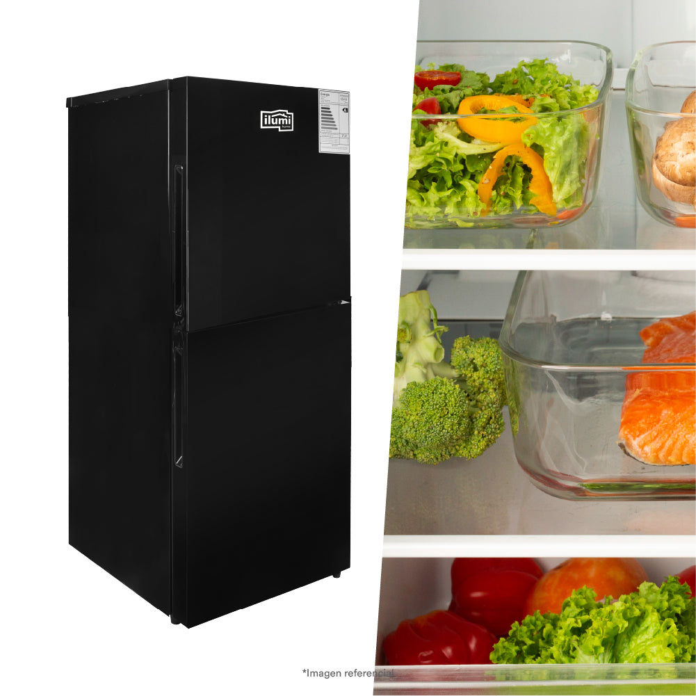 Refrigeradora negra 195L