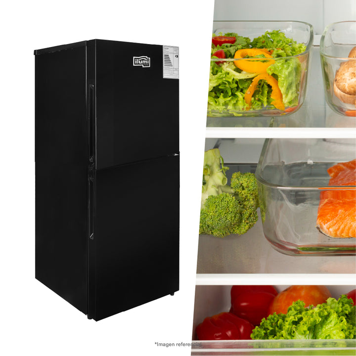 Refrigeradora negra 195L