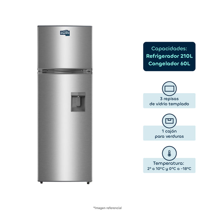 Refrigeradora No Frost 270 litros