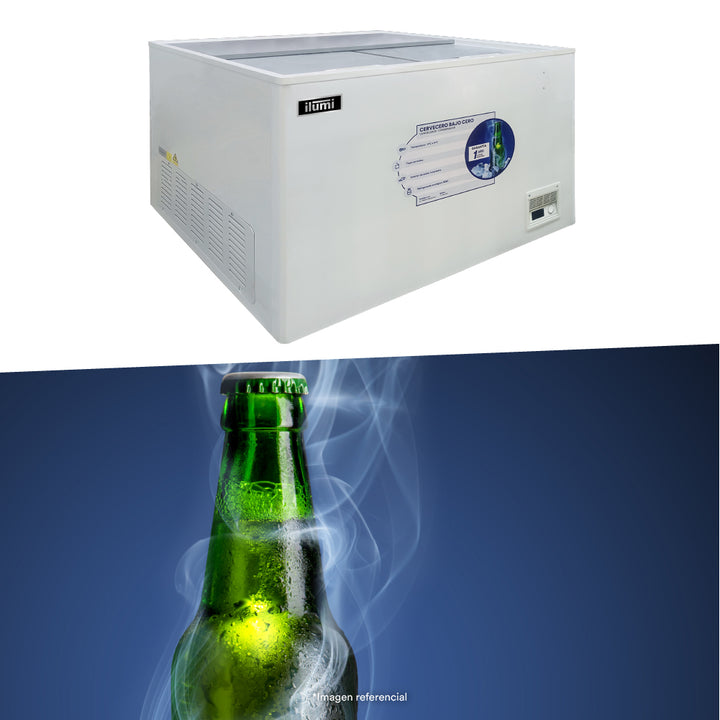 Congelador de 380 litros diseñado para cervezas