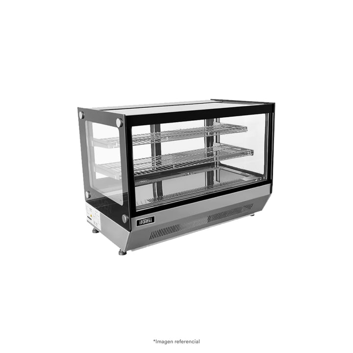 Vitrina refrigerada de sobremesa de 160 lts