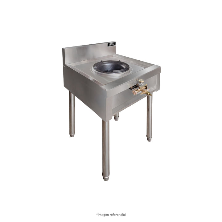 Cocina industrial wok con 1 hornilla