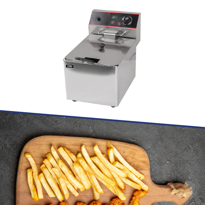 Freidora eléctrica de hasta 8 litros