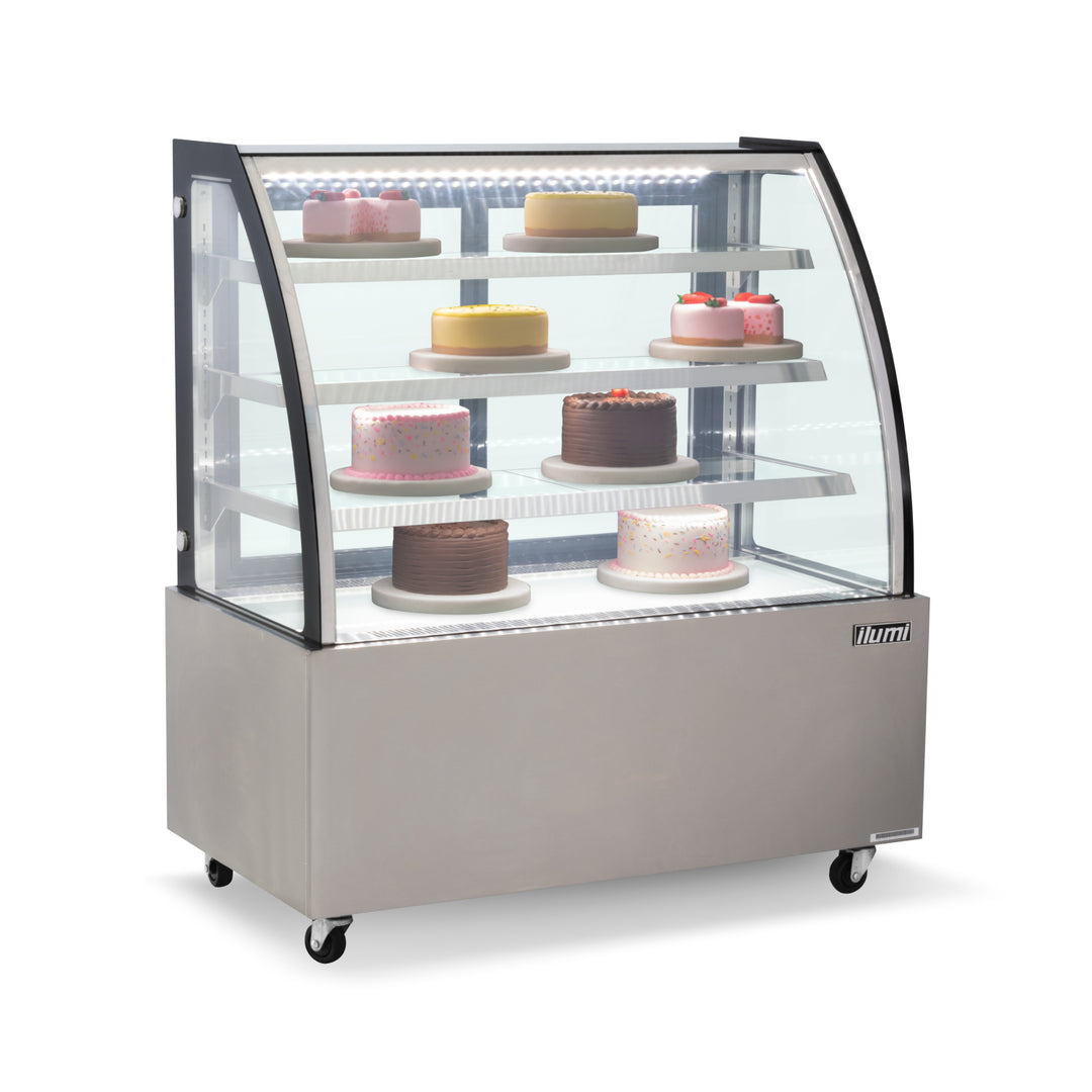 Vitrina refrigerada vidrio curvo VRDH-1250AI