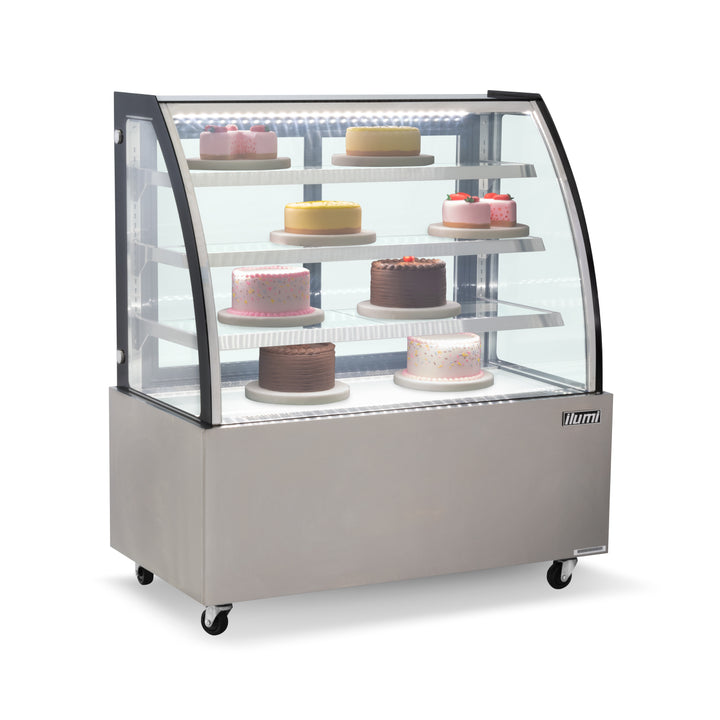 Vitrina refrigerada vidrio curvo VRDH-1250AI