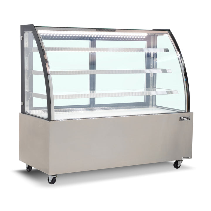 Vitrina refrigerada vidrio curvo VRDH-1500AI