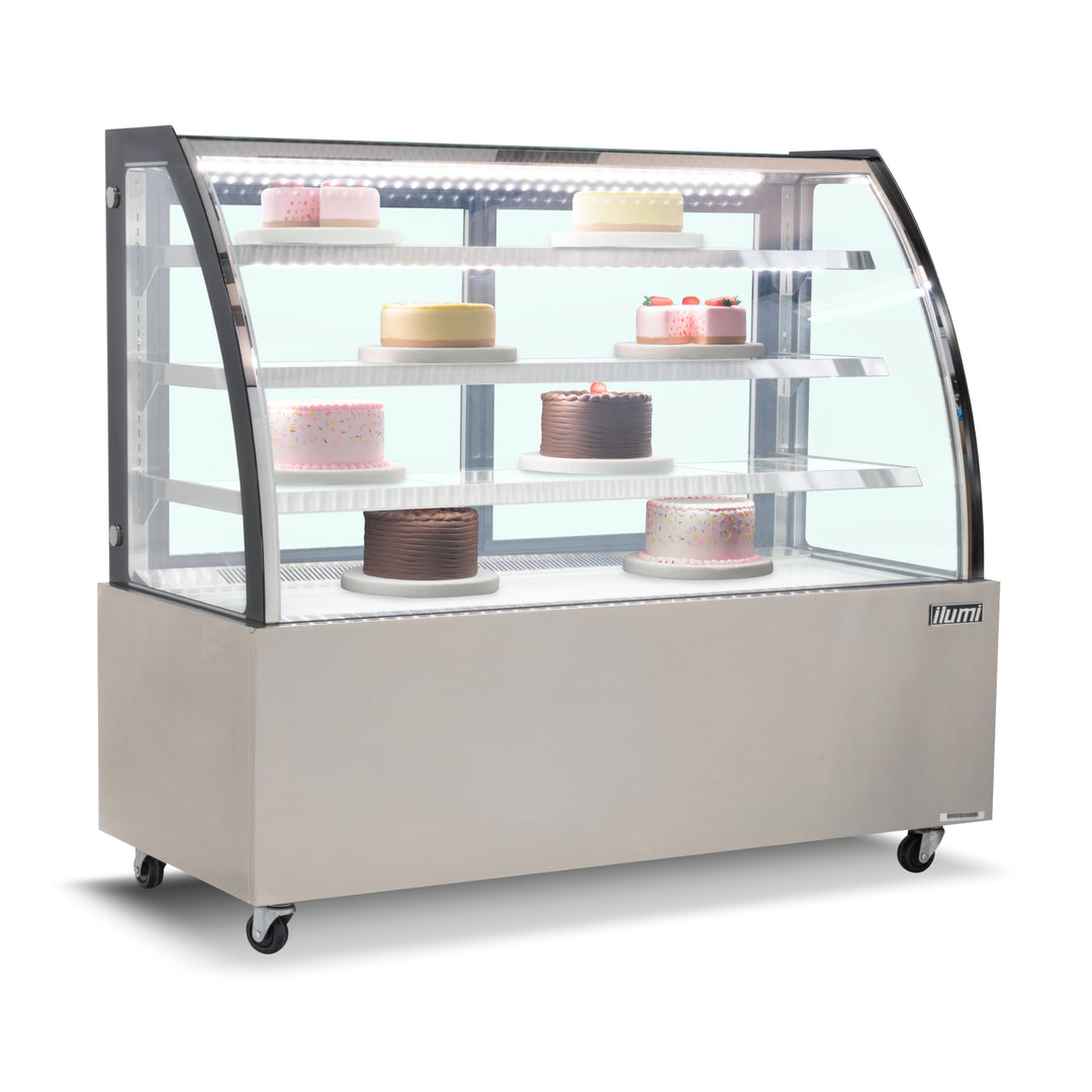 Vitrina refrigerada vidrio curvo VRDH-1500AI