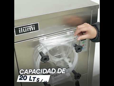 Máquina de helado artesanal de hasta 20 litros por hora